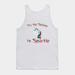 Christmas Unicorn: Tis the Season to Sparkle Tank Top